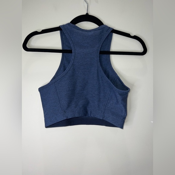 Outdoor Voices Razorback Blue Sports Bra Cropped Tank - Picture 2 of 4